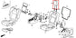 14-18 Acura MDX w/ Technology Pkg Rear RH Left and Center 2nd Row Seat Headrest - Alshned Auto Parts