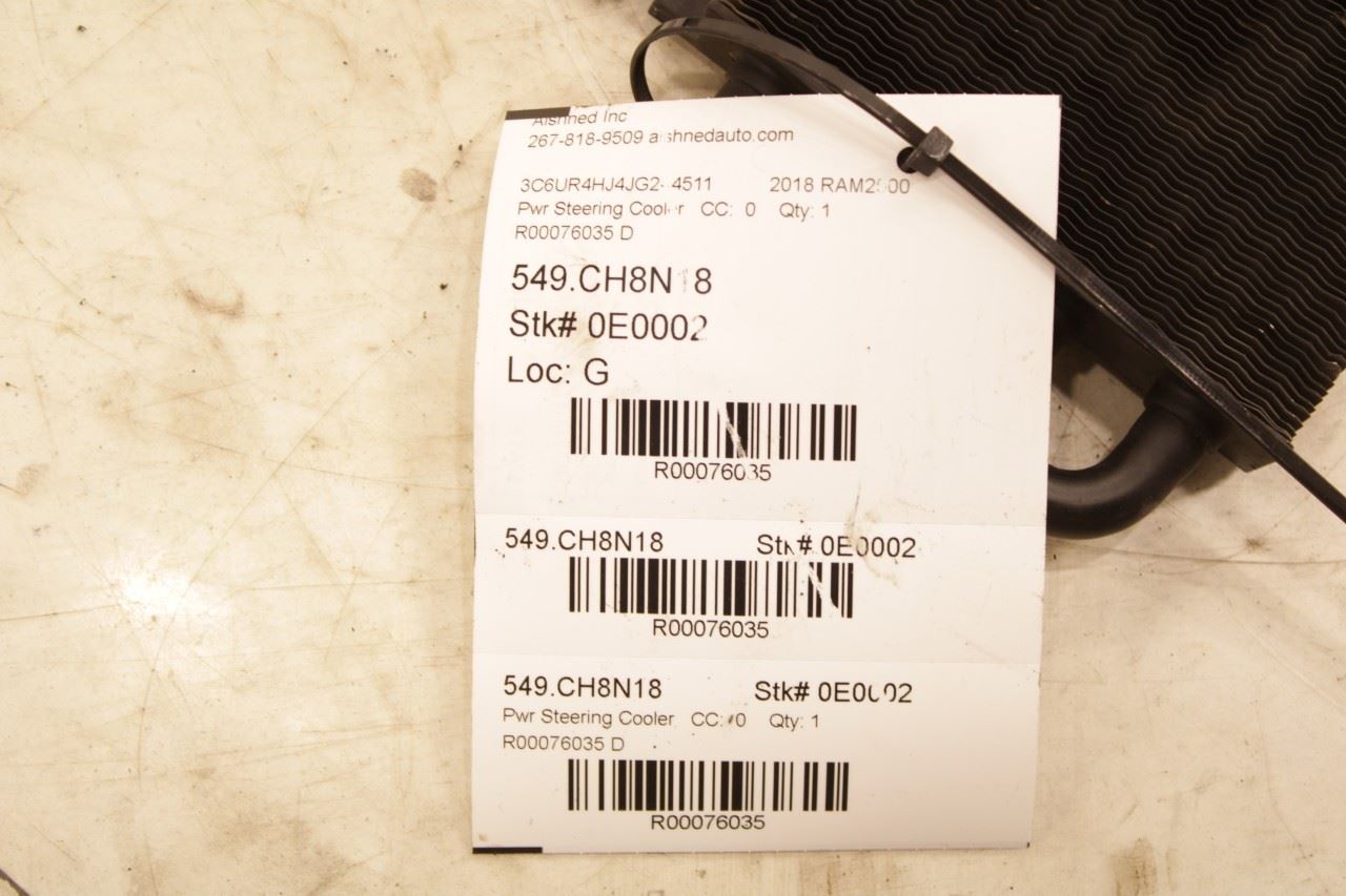 2012-2018 RAM 2500 Tradesman 6.4L Power Steering Cooler 55111391AD OEM *ReaD* - Alshned Auto Parts