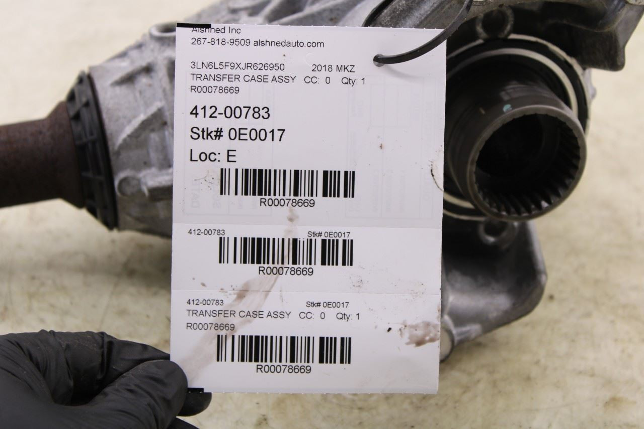 14-20 Lincoln MKZ Reserve 2L AWD Power Take Off Transfer Case 32K CV61-7L486-MJ - Alshned Auto Parts