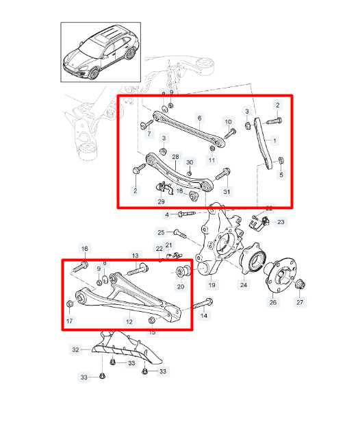 11-18 Porsche Cayenne Platinum AWD Rear Suspension RH Side Control Arm Set of 4 - Alshned Auto Parts