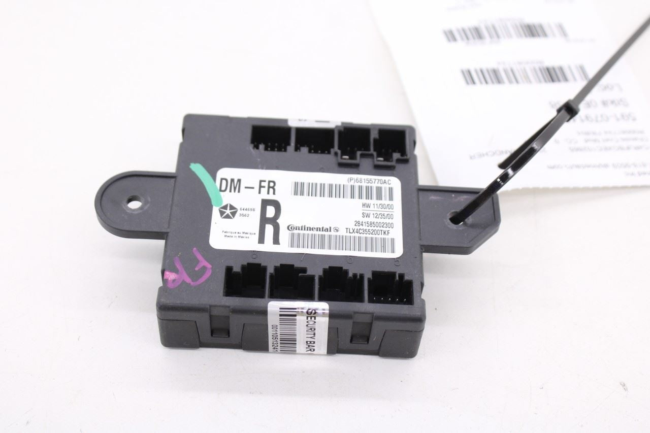 2014 Jeep Grand Cherokee Limited Front Right Passenger Side Door Control Module 0