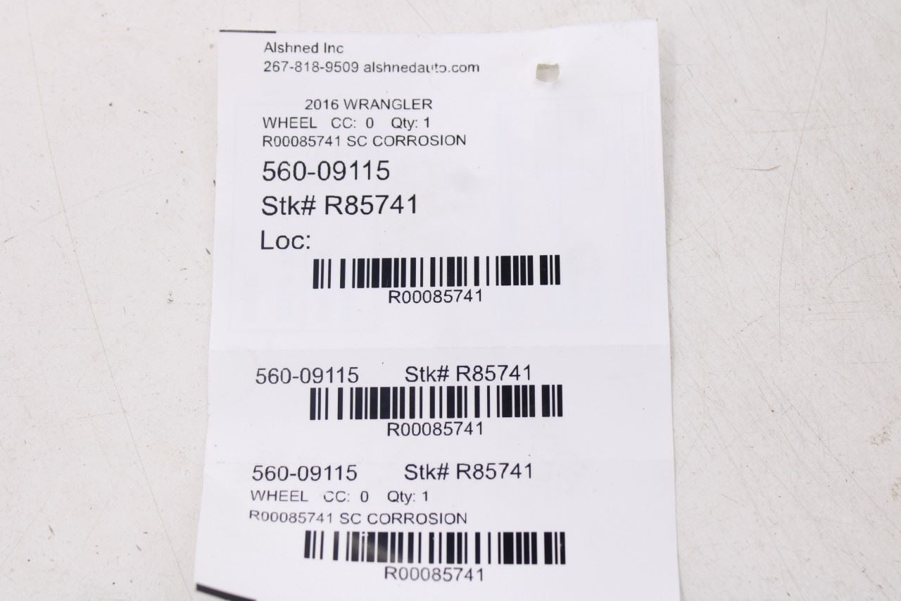 2012-2018 Jeep Wrangler Aluminum Wheel R18x7.5J 7 Spoke 1TK93TRMAB OEM *ReaD*18