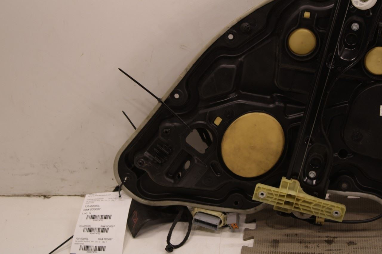 14-22 Jeep Cherokee Latitude RR Left Door Window Regulator w/ Carrier and Motor - Alshned Auto Parts