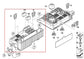 2007-13 BMW X5 xDrive35i 3.0L Front Power Distribution Fuse Relay Junction Block1