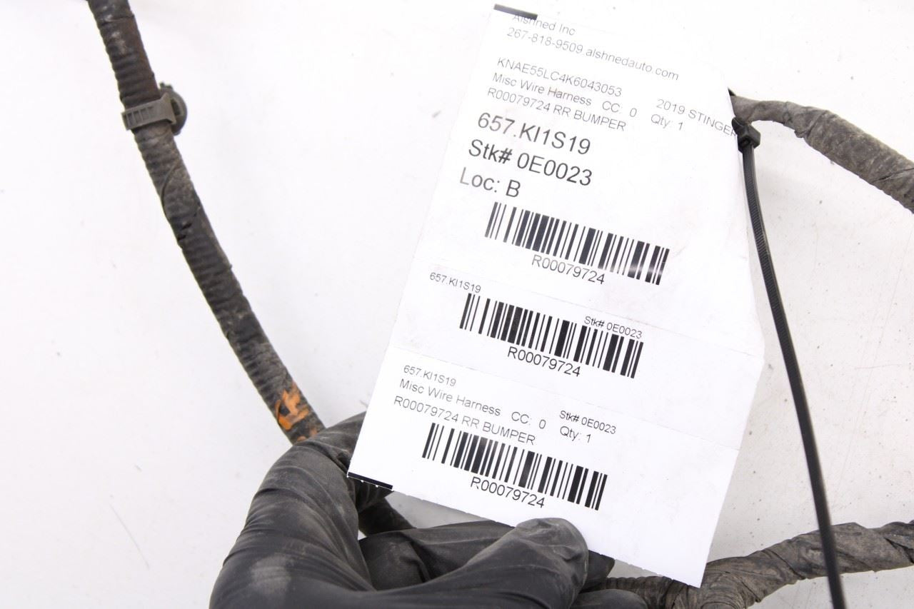 2018-2023 Kia Stinger GT2 AWD Rear Bumper Extension Wire Harness w/ Park Sensors - Alshned Auto Parts