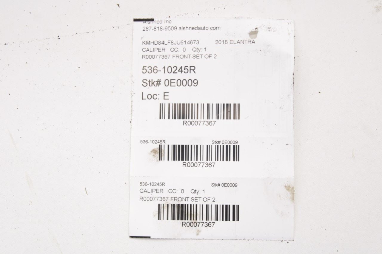 2016-2020 Hyundai Elantra Value Edition Front Right and Left Brake Disc Caliper - Alshned Auto Parts
