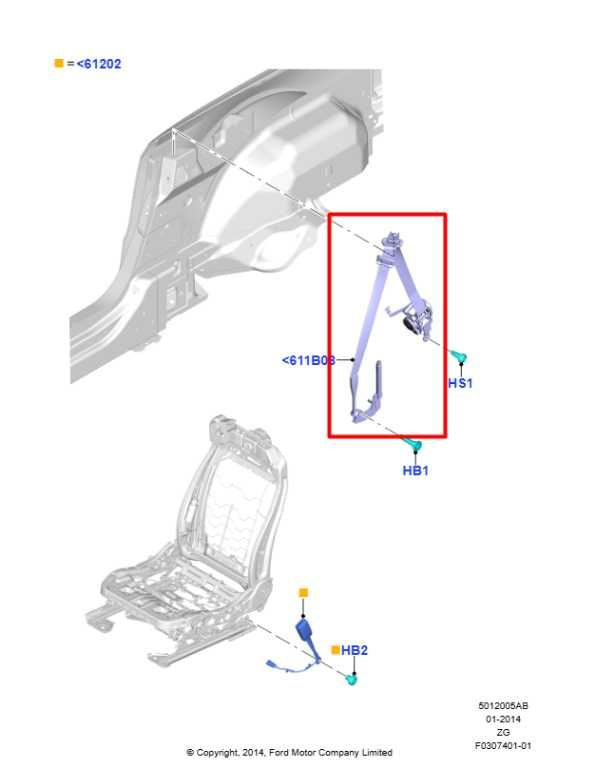 15-17 Ford Mustang Convertible V6 3.7L RWD Front Right Side Seat Belt Retractor - Alshned Auto Parts