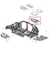 2012-20 Dodge Journey SXT 3.6L FWD Front Passenger Right Side Floor Carpet Liner1