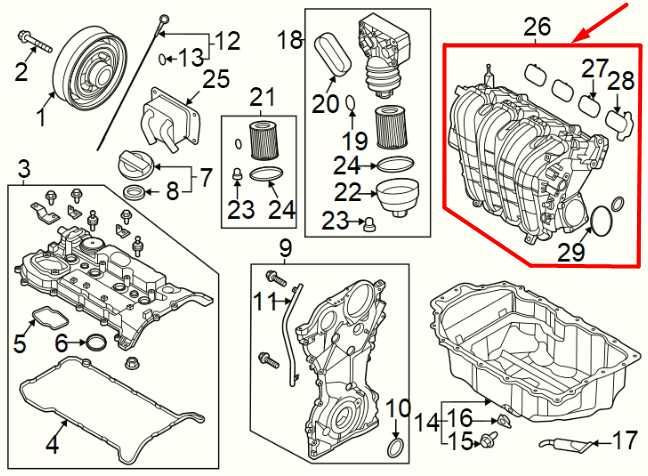 22-25 Hyundai Tucson SEL 2.5L Engine Intake Manifold w Throttle Body 28310-2S000 - Alshned Auto Parts