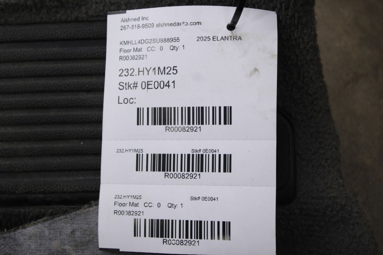 2021-2026 Hyundai Elantra SE 2.0L FWD Front and Rear Floor Carpet Liner Covering13