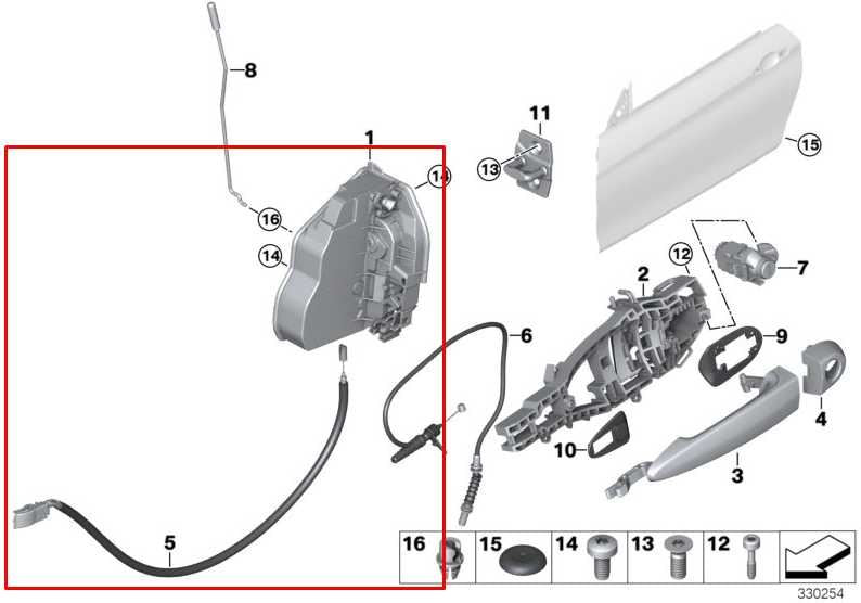 2017-20 BMW 430i xDrive 2.0L AWD Front Driver Left Side Door Lock Latch Actuator1