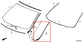 17-20 Acura MDX w/ Technology Pkg Front RH Side Windshield Trim Garnish Molding - Alshned Auto Parts
