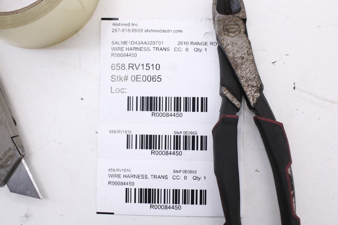 2010 Land Rover Range Rover HSE 5.0L Auto Transmission Wire Harness LR012384 OEM10