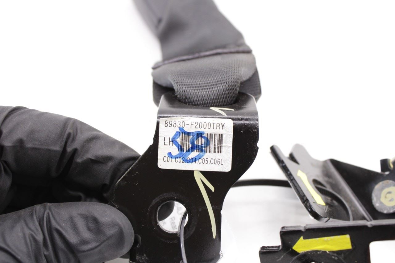 2016-20 Hyundai Elantra Rear Right Left and Center 2nd Row Seat Belt Buckle Set - Alshned Auto Parts