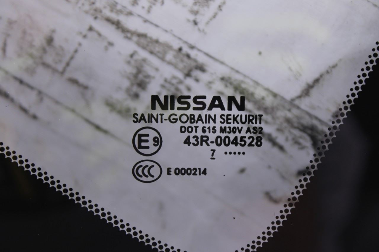 2013-19 Nissan Sentra SV Rear Right Side Quarter Window Glass 83300-3SG0A *ReaD*4