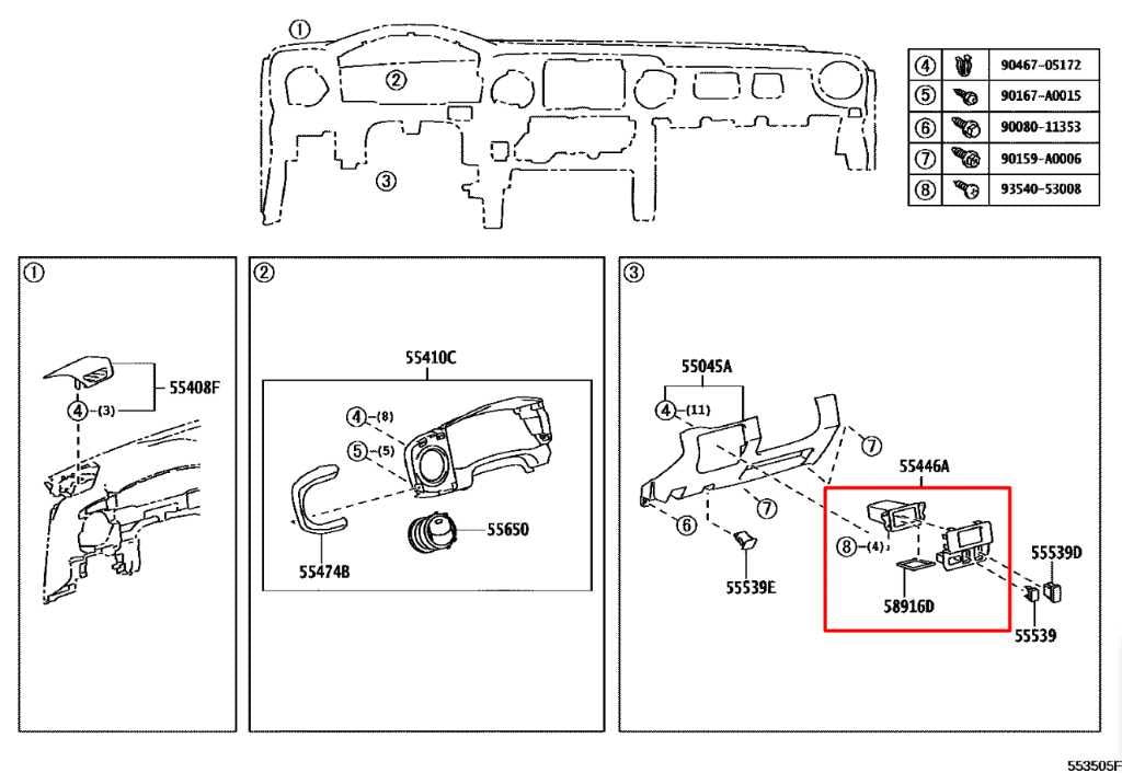 16-18 Toyota Tacoma Limited Front Driver Left Side Dashboard Multi Switch Panel - Alshned Auto Parts