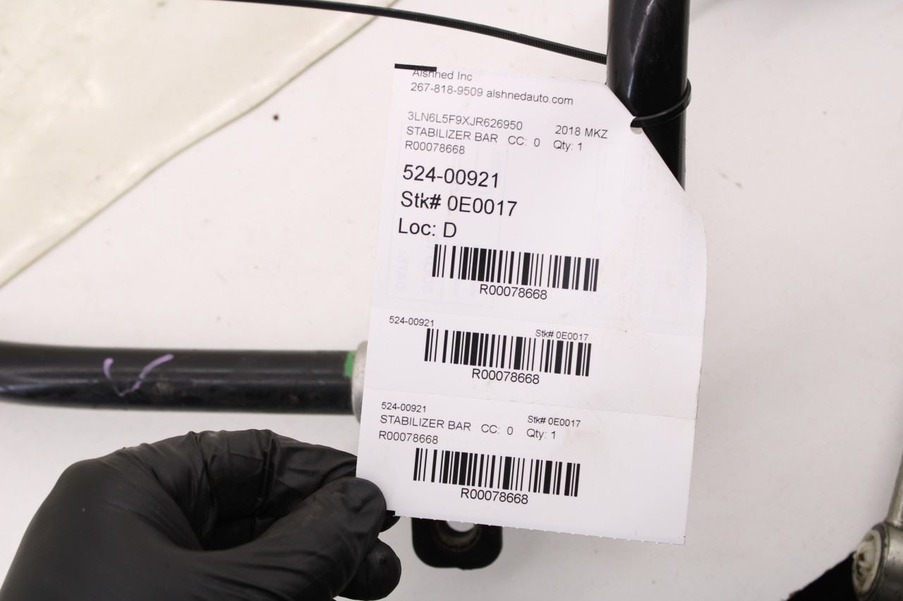 2013-20 Lincoln MKZ Reserve 2.0L AWD Front Stabilizer Sway Bar DG9C-5494-BXC OEM - Alshned Auto Parts