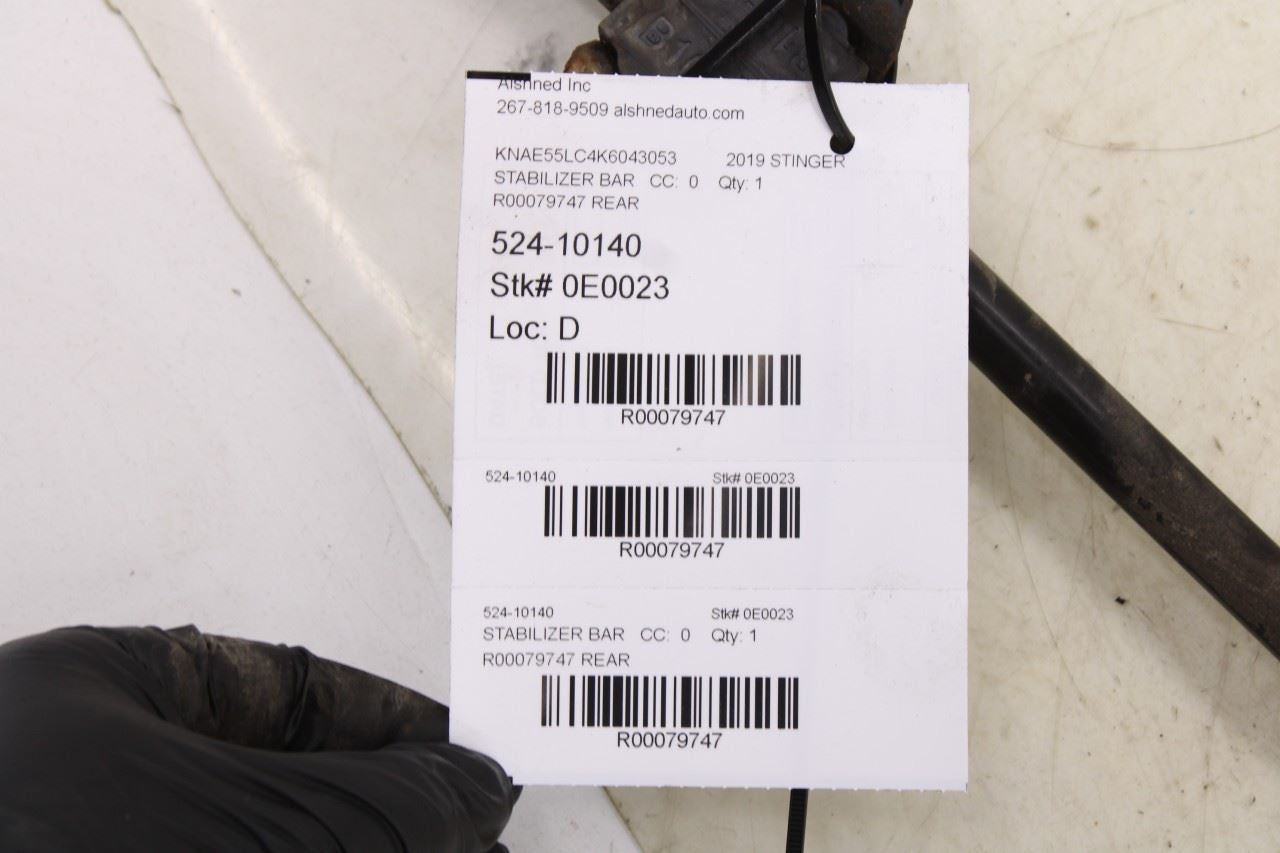 2018-23 Kia Stinger GT2 AWD 3.3L Rear Stabilizer Sway Anti-Roll Bar 55510-J5100 - Alshned Auto Parts