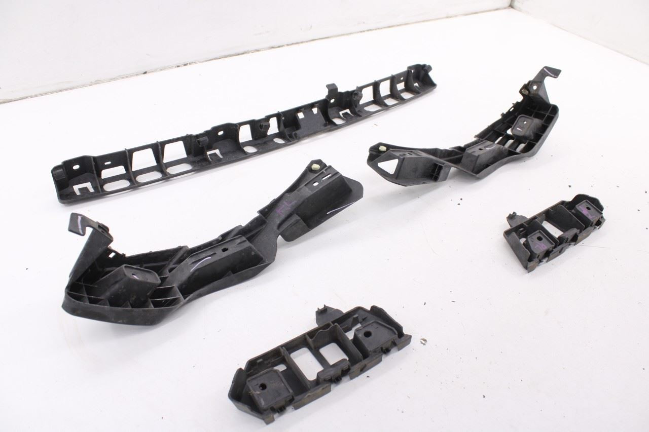 11-14 Porsche Cayenne S Rear Bumper Center and RH LH Side Support Mount Brackets7