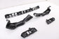 11-14 Porsche Cayenne S Rear Bumper Center and RH LH Side Support Mount Brackets7