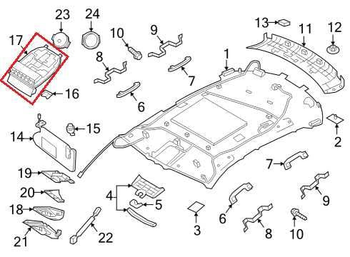 19-22 Infiniti QX50 Luxe Front Roof Overhead Console Dome Light Lamp 26430-5NB0A - Alshned Auto Parts