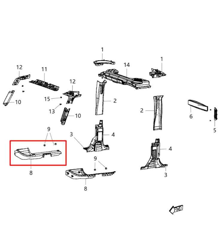 15-18 Jeep Wrangler Sport 2dr Front RH Side Door Scuff Sill Cover Wire Protector - Alshned Auto Parts