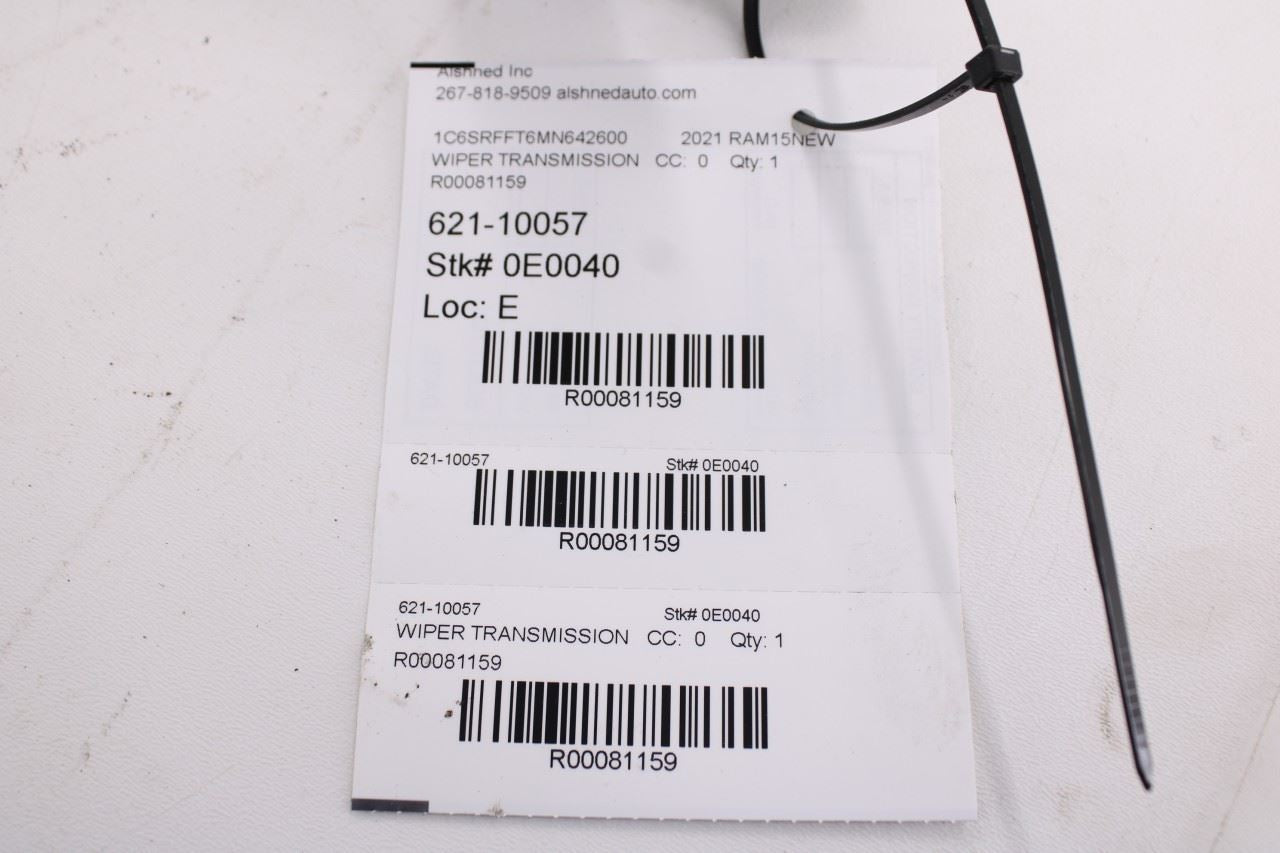 2019-2025 RAM 1500 Big Horn Front Windshield Wiper Transmission Linkage w/ Motor11