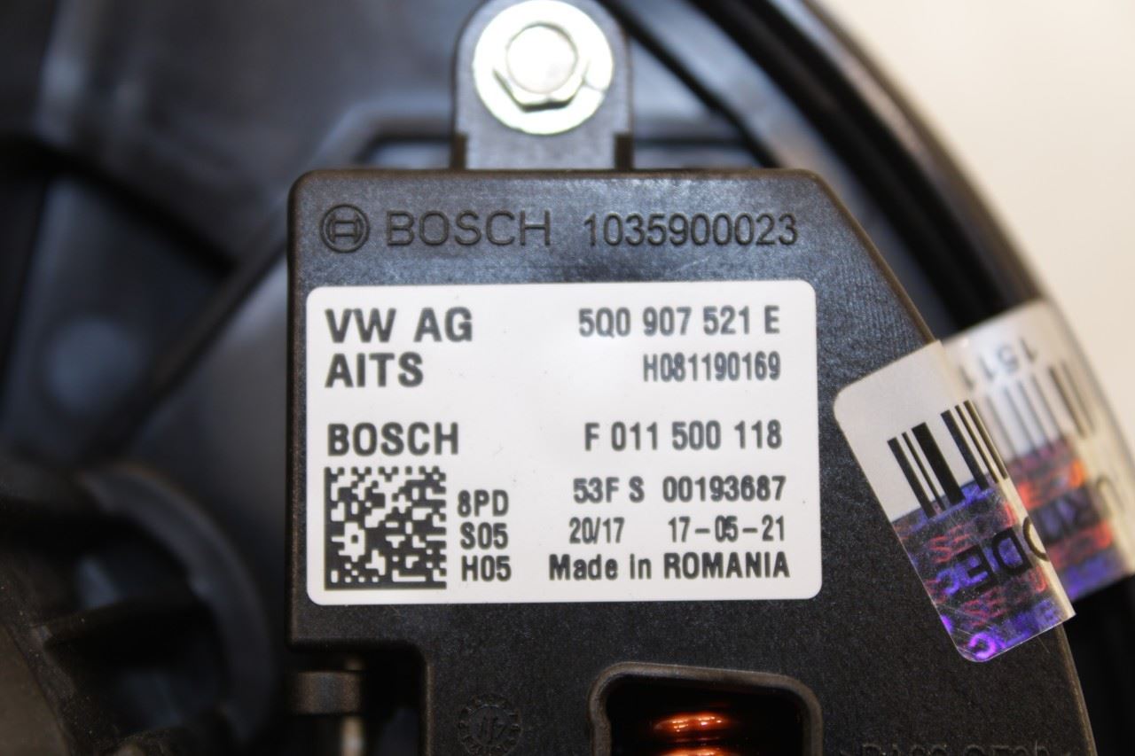 2018-2024 Volkswagen Atlas S 3.6L Front HVAC AC Blower Fan Motor 3QF-819-021 OEM - Alshned Auto Parts