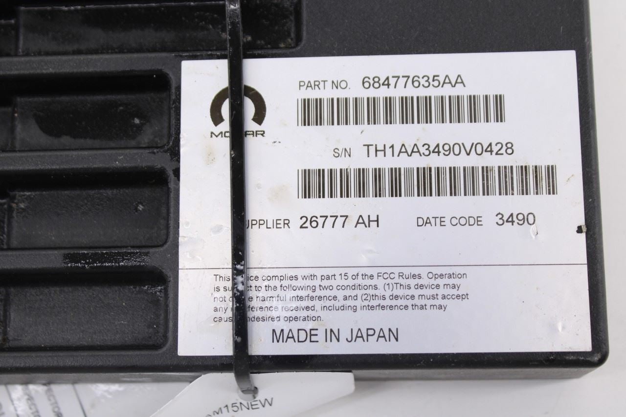 2019-2024 RAM 1500 Big Horn New Body Audio Radio Amplifier Amp 68477635AA OEM - Alshned Auto Parts