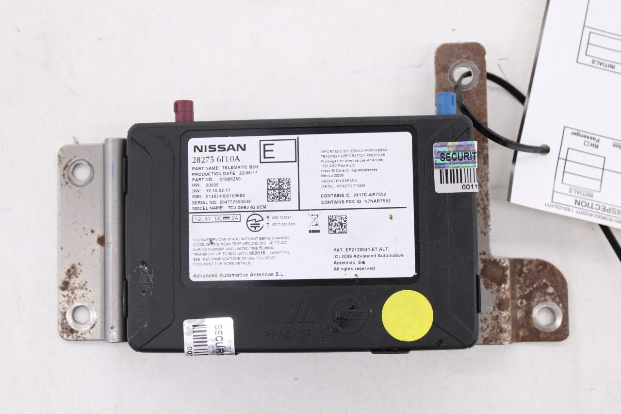 2017-2018 Infiniti QX60 Transceiver Telematics Communication Control Module OEM0
