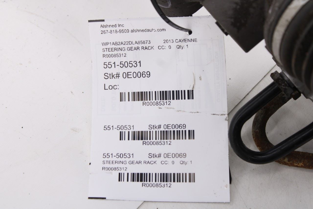 2011-2018 Porsche Cayenne S Power Steering Gear Rack and Pinion 7P5422055N OEM10