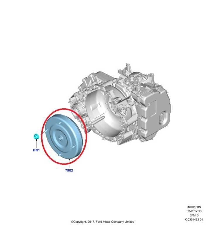 2018-22 Ford EcoSport SE 1L FWD Auto Transmission Torque Converter H6BP-7902-EB - Alshned Auto Parts