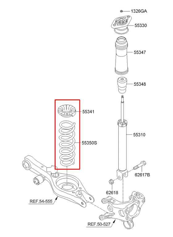 2011-2013 Kia Optima LX 2.4L Rear Suspension Right and Left Side Coil Spring Set - Alshned Auto Parts