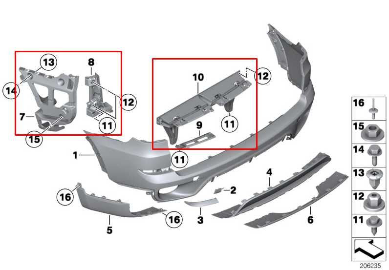 11-13 BMW X5 xDrive35i Rear Bumper Right Left and Center Mount Bracket Set of 51