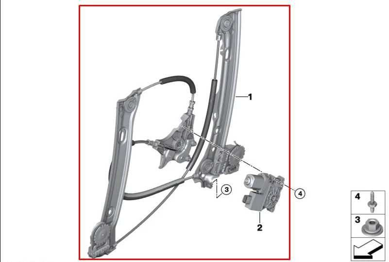 23-25 BMW 430i Gran Coupe xDrive Front Left Side Door Window Regulator w/ Motor - Alshned Auto Parts