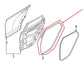 22-24 Hyundai Tucson SEL Rear Left Driver Door Weatherstrip Seal 83130-CW000 OEM - Alshned Auto Parts