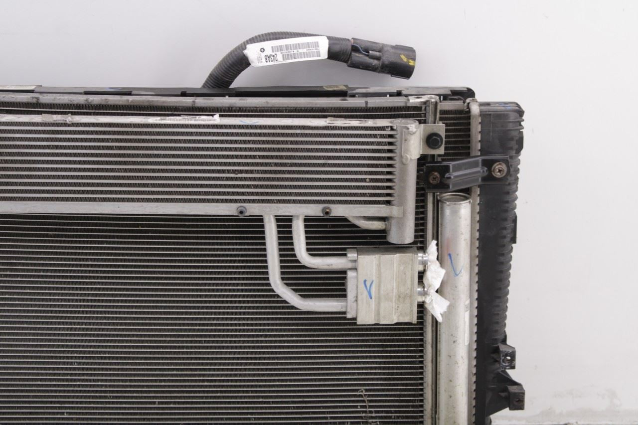 17-18 Jeep Cherokee Limited 3.2L Radiator w Dual Radiator Cooling Fan Motor Assy - Alshned Auto Parts