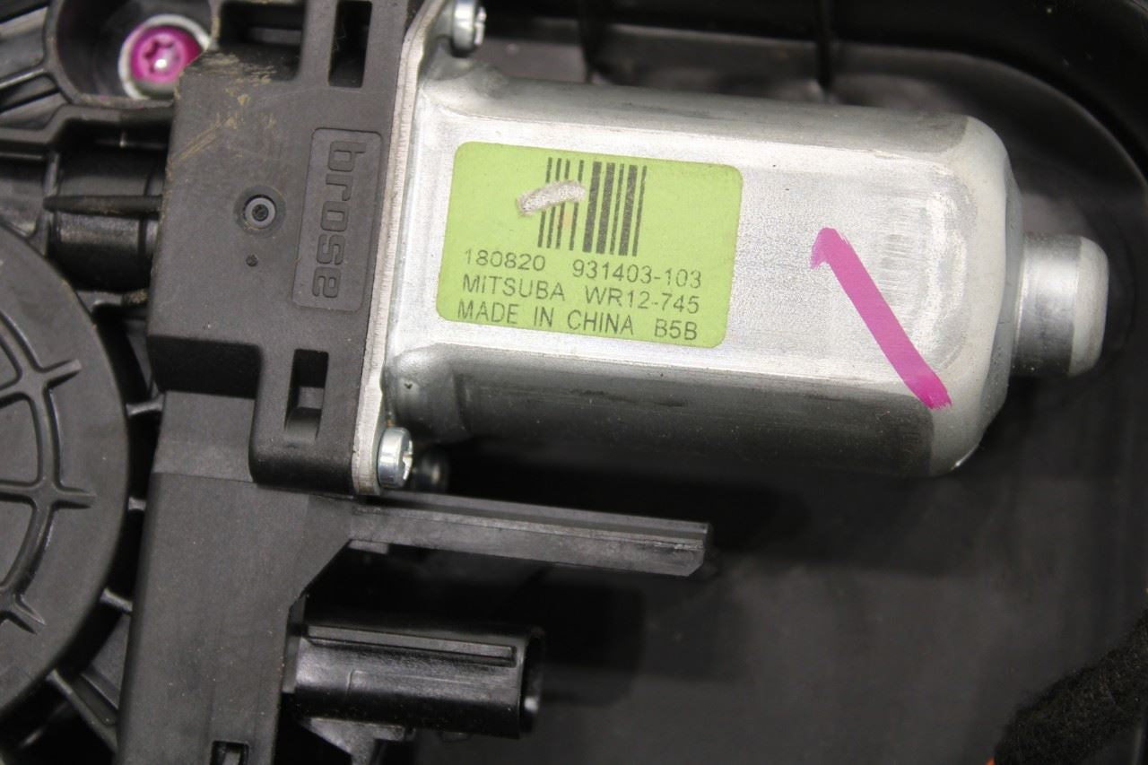14-22 Jeep Cherokee Latitude RR Right Door Window Regulator w/ Carrier and Motor - Alshned Auto Parts
