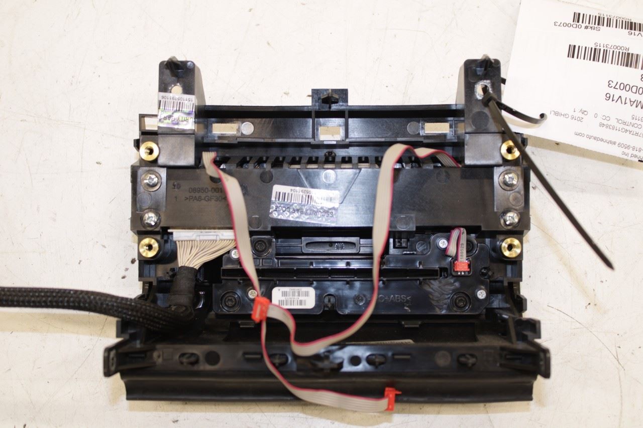 14-16 Maserati Ghibli S Q4 3.0L Dashboard AC Heater Temperature Climate Control - Alshned Auto Parts