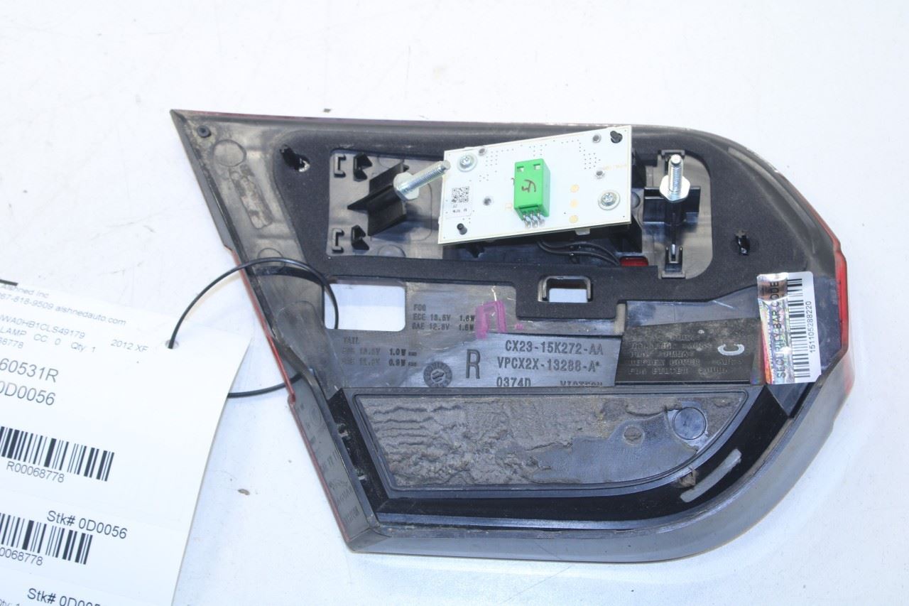 2012-2015 Jaguar XF Portfolio Rear Right Side Tail Light Lamp CX23-15K272-AA OEM - Alshned Auto Parts
