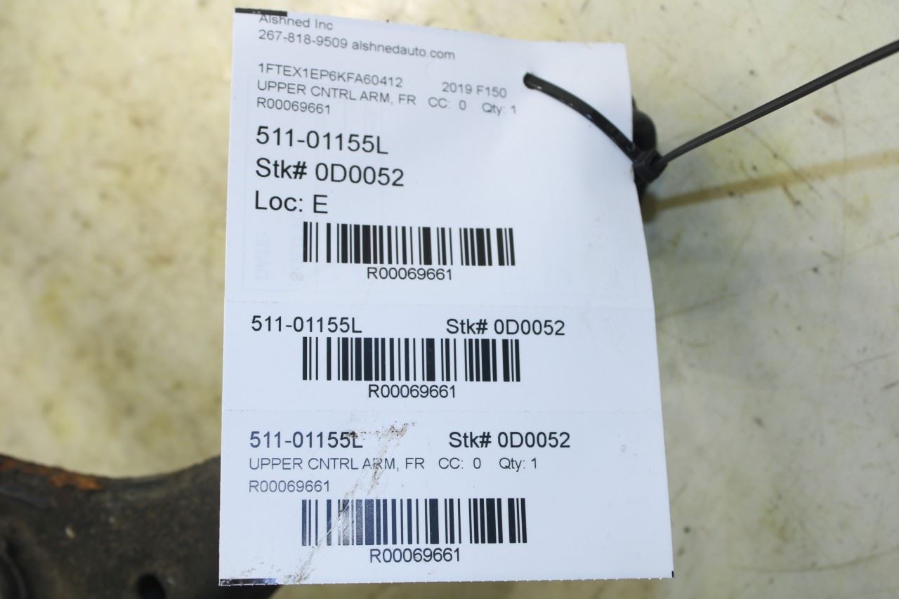 2015-2020 Ford F150 XL Super Cab 4x4 Front Left Side Upper Control Arm JL1Z3085C - Alshned Auto Parts