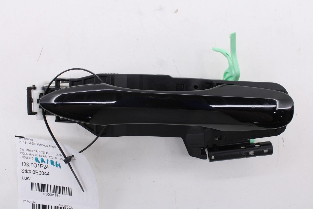 20-24 Toyota Corolla LE 2.0L FWD Rear Passenger Right Side Door Exterior Handle0
