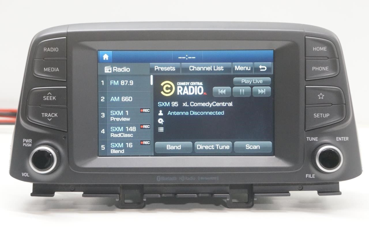 2018-2021 Hyundai Kona Radio Faceplate Control with Receiver and Display *ReaD* - Alshned Auto Parts