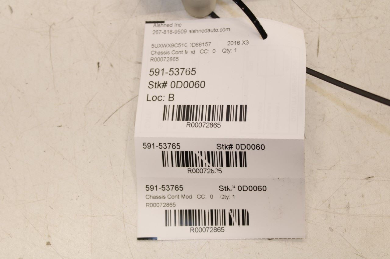 2011-17 BMW X3 xDrive28i Anti Theft Locking Computer Control Module 61359367374 - Alshned Auto Parts