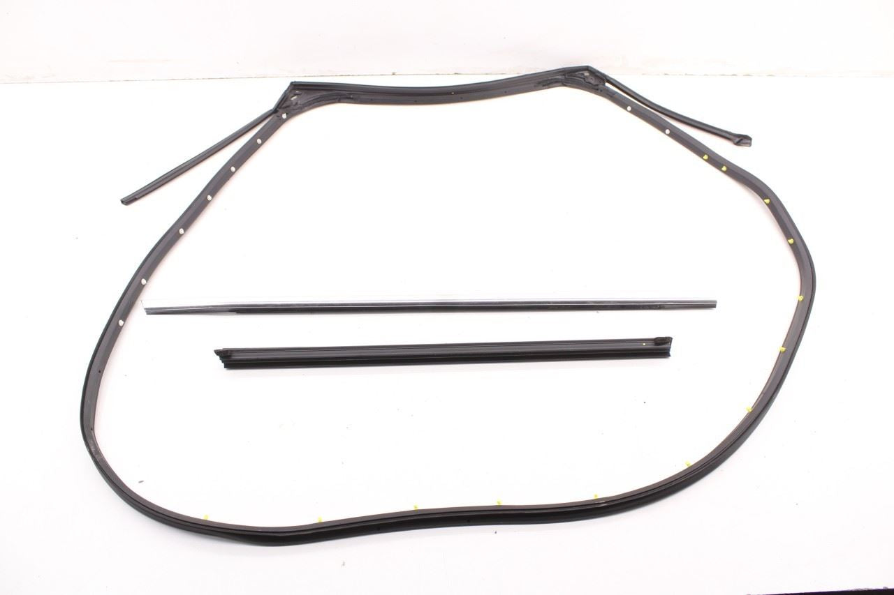 2019-2025 Infiniti QX50 LUXE Rear Left Door Weatherstrip with Belt Molding Set - Alshned Auto Parts