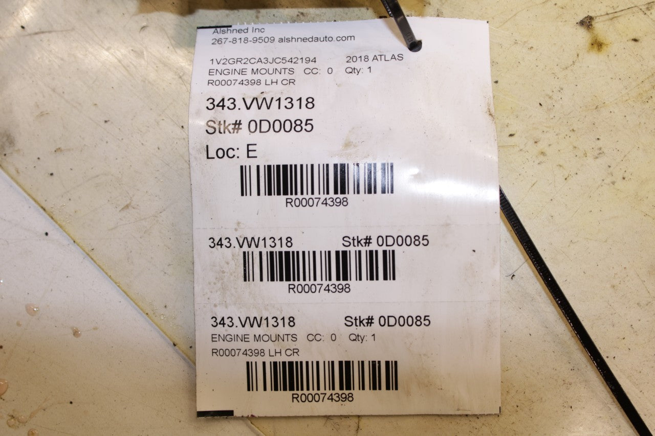 2018-23 Volkswagen Atlas S 3.6L AWD Transmission Mount Bracket 3QF199555C *ReaD* - Alshned Auto Parts