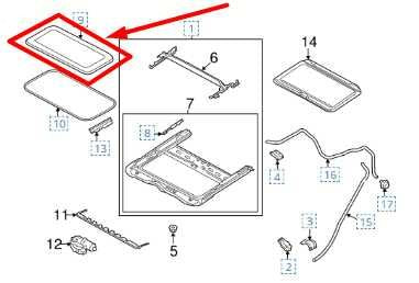 2014-2020 Infiniti QX60 Roof Sunroof Glass 91210-3JA0A OEM - Alshned Auto Parts