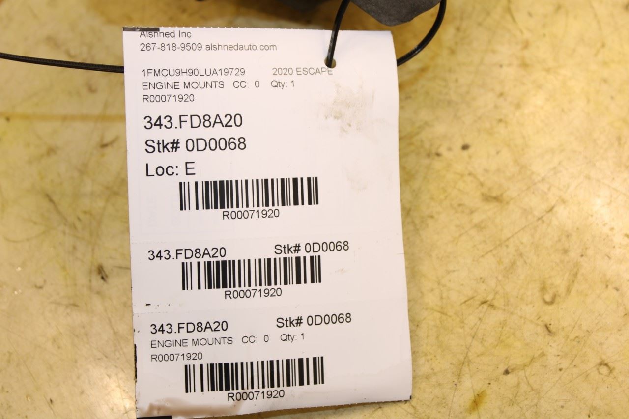 2020-22 Ford Escape SEL 2.0L AWD Front Right Engine Mount Bracket LX61-6F012-JB - Alshned Auto Parts