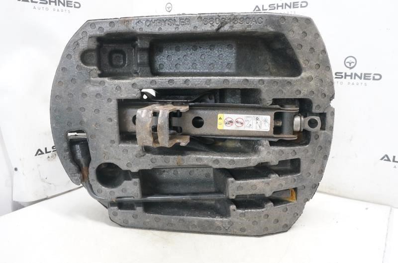 2011-16 Jeep Grand Cherokee Lift Jack and Tool Kit w/ Foam Holder 68068665AC OEM - Alshned Auto Parts