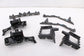 2015-19 Ford Mustang Conv V6 Rear Bumper RH LH Side and Center Mounting Brackets - Alshned Auto Parts